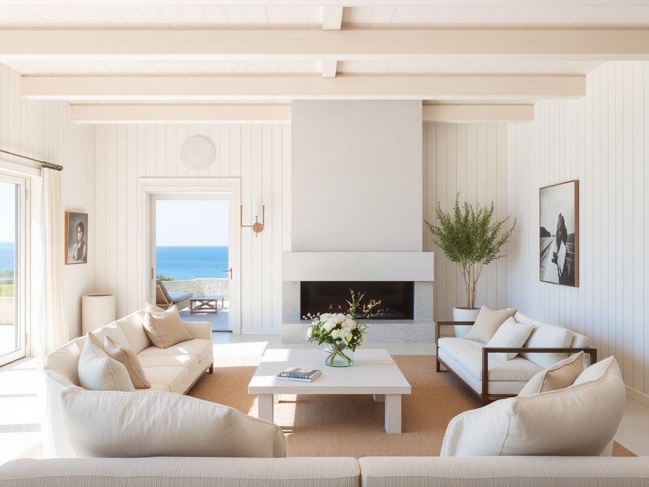Villa rénovée sur le Bassin d'Arcachon avec bois clair et matériaux naturels (image d'ambiance)